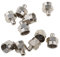 Sharplace 10 STK. 75 Ohm Abschluss auf F-Typ Anschlüsse Koaxial StromStromkabel Stecker Endkappen