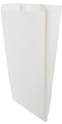 C.N. 200 Sacchetti di Carta Bianchi Maxi Grande 30x60 Sacchetti in Carta Kraft Bianca per Alimenti