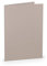 PAPERADO 50 Faltkarten DIN A5 - Taupe gerippt Hell-Braun Schlamm - 220 g/m² - 14,8 x 21 cm - Blanko Doppelkarten Klappkarten Einladungskarten