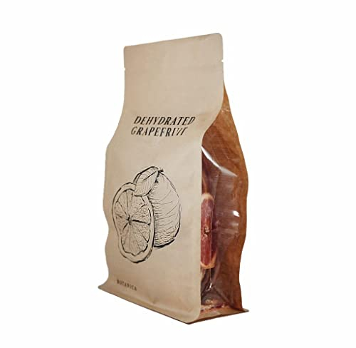 Getrocknete Fruechte, Getrocknete Grapefruit fuer Gin Cocktail, Getränke Dekoration aus 100% natuerlichen Zutaten, ohne Zucker Zusatz, Geschenk Gin Kit Scheiben 90 g