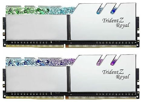 G.Skill Trident Z Royal Series Lot de 2 Barrettes de mémoire RAM DDR4 4000 UDIMM CL16 16 Go