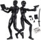 Actionfiguren Body-Kun DX & Body-Chan DX PVC-Modell SHF Kinder Sammler Spielzeug Geschenk, Zeichnung Mannequin Figur Modelle für Künstler (schwarz männlich + weiblich)