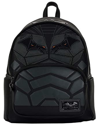 Loungefly Damen Batman Mini Backpack Rucksack, Schwarz/Anthrazit, Einheitsgröße