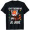 jeux video Panda rouge gaming garçon gamer cadeaux Homme Manche courte T-Shirt S