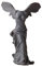 DAPERCI Winged Victory of Samothrace Statue Skulptur Griechische Göttin Victoria Figur Harz Sammlerstück Geschenk for Heimdekoration Bücherregal Tisch, Dunkelgrau Heimdekoration (Color : Dark Gray)