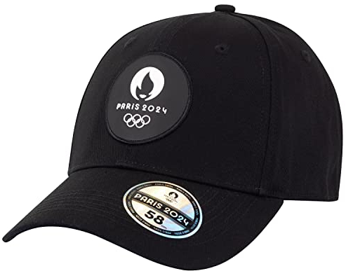 PARIS 2024 Homme Acjoparbc020 Casquette De Baseball, Noir, Taille Unique EU