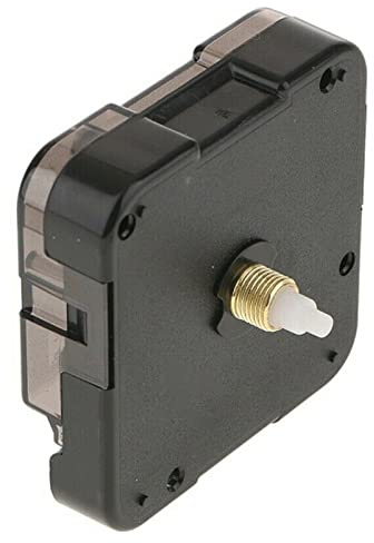 Quarz-Uhrwerk-Ersatz Fließender Sekunde, Verbessertes Geräuschloses 12888 Quarz-Wanduhrwerk, Mechanismus, Reparaturmotor-Werkzeug, Ersatzpunkte, Batteriebetriebene DIY-Reparaturteile Ersatz (12.8 mm)