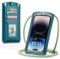 Casecond Handytasche zum Umhängen Universal Handy Tasche Kleine Umhängetasche Damen mit Handykette für iPhone 14 13 12 11 Pro Max XR Samsung Z Flip 4 S23 Ultra Plus Xiaomi Redmi Bis zu 7.3 Grün