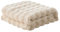 Fudaiki Kunstfell Kuscheldecke Karierte Decke Weiche Decke Warm Leichte Fleece Decke Überwurf für Sofa Sessel Schlafzimmer Fleecedecke 120x200cm Beige