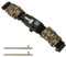 6-in-1 Paracord-Uhrenarmband, Paracord-Armband 22 Mm, Passend für Huami-Uhrenarmband, Sportarmband für Outdoor-Camping-Abenteuer (Grüne Tarnung)