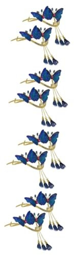 Angoily 8pièces Épingle à Cheveux Avec Frange Chinoise Barrette Accessoire De Mariage Et Événements Spéciaux