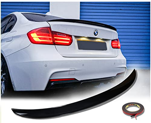 MpTuned BMW F30 M Performance Heckspoiler glänzend schwarz für 3er 2011-2019 Limousine 4-Türer 318i 320i 330i 340i m340i 318d 320d 330d 340d m340d
