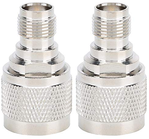 EIMSOAH 2PCS N-Stecker auf TNC-Buchse-Adapter, Tragbarer, Vergoldeter Hochleistungsstecker, Kleines und Tragbares Handwerk mit Langer Lebensdauer für N-Stecker auf TNC-Buchse-Verbindung