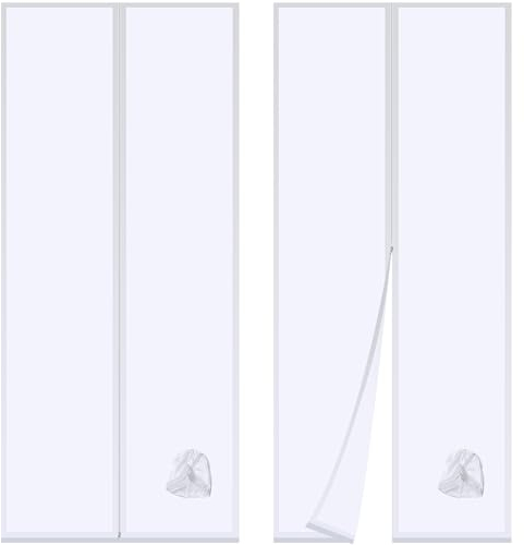 Joint de Porte, Joint de Porte de Climatisation Portable, avec Rallonge de Tuyau Cousue, Joint Climatisation avec Fermeture Éclair (120×240cm)
