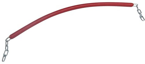 Rubber Coated Stable Stall Chain (Choice of Colour Plain End Horse Stable Door Guard) (Red)