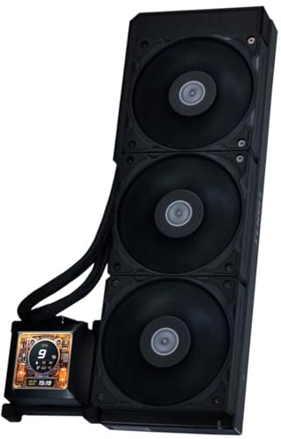Lian-Li HydroShift LCD 360S Performance - Dispositivo di raffreddamento a liquido per CPU all-in-one, 360 mm, colore: Nero