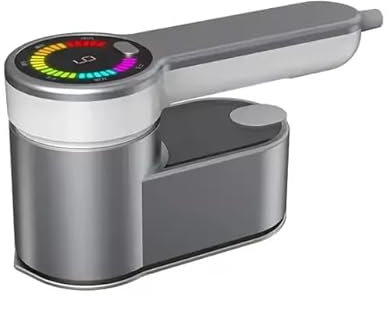 Ferro da Stiro Verticale/Orizzontale 1200W con Serbatoio da 120ml, Stiratore a Vapore da Viaggio/Casa con Display LED, Controllo Intelligente della Temperatura, Preriscaldamento Veloce in 10 Secondi
