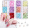 GZSYY Nail Art Charms Nagel Glitzersteine Perlen Nägel 2 Boxen Nagelschmuck 3d blumen nägelNagel Accessoires für Nagel Deko Nagel Design