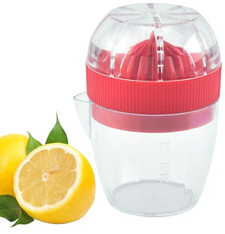 Spremiagrumi | Spremiagrumi | Spremiagrumi portatile | Spremiagrumi manuale | Spremiagrumi semplice con contenitore | Spremiagrumi versatile per limone, lime e arancia per uso in cucina a casa
