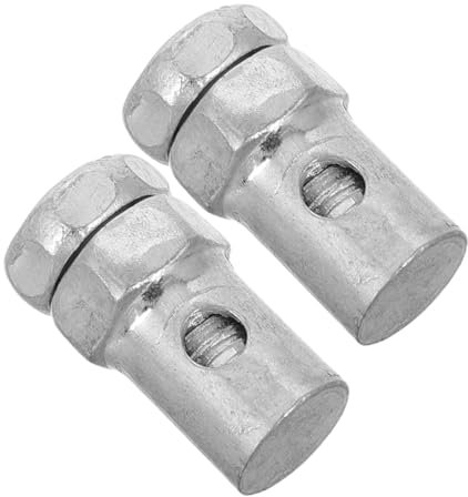 ASAKKURA 2pcs Go Kart Throttle Cable Stops Replacement Set Metal Brake Lock Pins for Mini ATV Off-Road Motorcycle Sand Rail Throttle Cable Repair