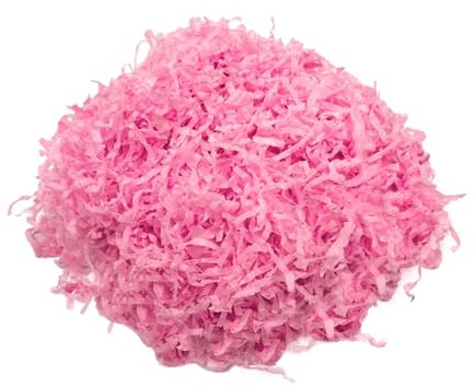 1kg Baby Pink Shredded Tissue Paper for Hampers, Soft to the Touch, Ideal Hamper Filling, Christmas, Baby Shower and Gift Packaging Filler