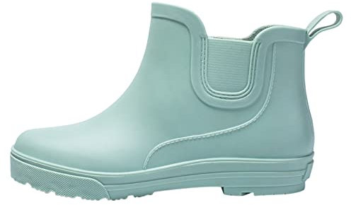 Stivali da pioggia da donna leopardati staccabili con interno in cotone stivali da pioggia scarpe da acqua in gomma, C, 38.5 EU