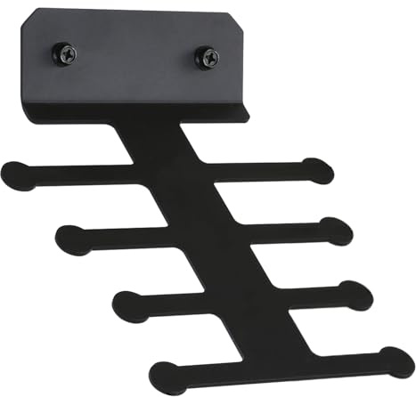 Porta Bande Elastiche - Gancio In Metallo, Supporto Da Muro | Organizzatore Multiuso Con Viti Per Allenamento, Corde, Catene, Rulli, Cinture, Palestra Casa Ordinata