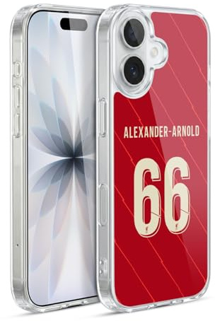 Head Case Designs Offizielle Liverpool Football Club Trent Alexander - Arnold 2021/22 Spieler Home Kit Gruppe 1 Gelhülle [Militärischer Grad] Kompatibel Mit Apple iPhone 17 Und Mit MagSafe