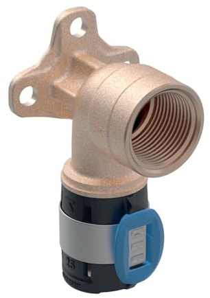 Geberit FlowFit Anschlusswinkel 90°, 16 mm x 1/2, L: 78 mm