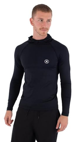 Hurley Herren Men's Long-Sleeved Surf Lycra - Icon Hooded Vest