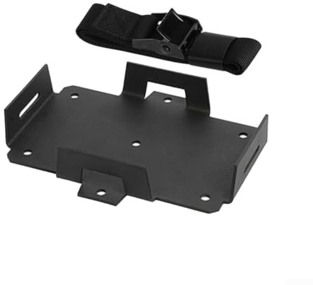 Porta batteria in alluminio con cinghia regolabile, batterie 12V/6V 7-15Ah, robusto scomparto in metallo per barca, per ATV, per moto e tosaerba