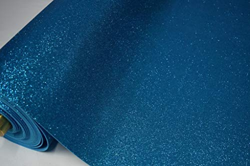 FABRICS-CITY TÜRKIS EVA MOOSGUMMI GLITTER BASTELSTOFF 2MM STOFF STOFFE, 4234