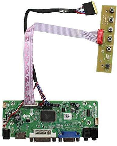 VSDISPLAY VGA DVI LVDs Controller Karte 40 pin für 15.6 1366x768 LP156WH2 LP156WH4 B156XW04 WLED LCD Bildschirm