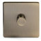 Antique Brass 2 Way Intelligent Trailing Dimmer Switch Screwless Faceplate (1 Gang 2 Way)