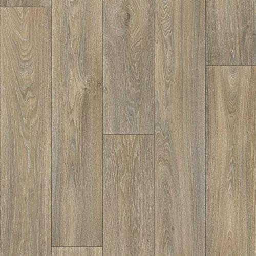 Pacific Pale Oak Anti Slip Wood Effect Vinyl Flooring Lino (3m x 2m)