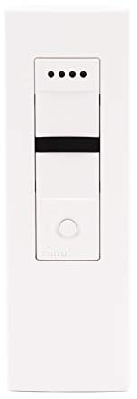 SIMU Funk BHz Handsender 5 Kanal für Simu BHZ Funkrollladenmotoren passend auch für Somfy Funk io Motoren, Zwischenposition speicherbar, ergonomisch geformter bidirektionaler Funkhandsender in weiß