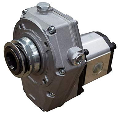 Caja de cambios hidráulica PTO y conjunto de bomba grupo 2, 25 cc, 40,50 L/min, 9,91 kW