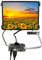VSDISPLAY 26,4 cm (10,4 Zoll) VS104T-004A 1024X768 600nit Helligkeit WLED IPS LCD-Bildschirm und LCD Controller Platine, Ersatzsieb für G104XVN01.0,G104X1-L03
