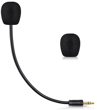 Barracuda X Mic Replacement for Razer Barracuda X Wireless Gaming Headphone, Detachable 3.5mm Noise Cancelling Microphone for Xbox One, PS4, PS5, PC