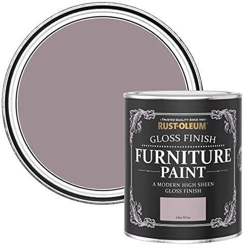 Rust-Oleum Purple Furniture Paint in Gloss Finish - Lilac Wine 750ml