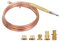 Joyzan Termopares, Gas Termopar Kit Universal Calentador Quemador Adaptadore Repuesto Chimenea M6x0.75 con 5 Nueces Cocina Inducción Estufa Dispositivo Calefacción Utensilio Sonda Temperatura 900mm