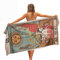 Ulticool Mikrofaser Handtuch - Sonne Natur Blumen Tarot - 160 x 80 cm - Leicht Reisehandtuch Schnelltrocknend Badetuch Strandhandtuch Saunatuch Microfaser Microfiber - für Reise Fitness Sport Strand