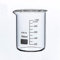 Vaso de precipitados Experimental 5 uds capacidad 100ml vaso de precipitados de forma baja laboratorio de química de vidrio de medición vaso de precipitados transparente de vidrio de borosilicato lab