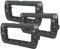 3 x Supporti plastica per interruttori e prese per cassette 502-503 - 504-507 da 2-3 -4-7 posti Compatibili living matix e vimar (Living Contatibile, 4 posti)