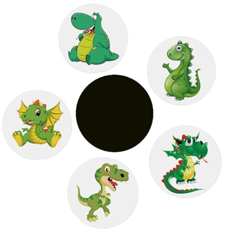 Magische Aufkleber Töpfchentraining Aufkleber Cartoon Dinosaurier Muster Töpfchen Training Aufkleber Töpfchen TargetStickers Wiederverwendbare Toilettentrainingswerkzeuge