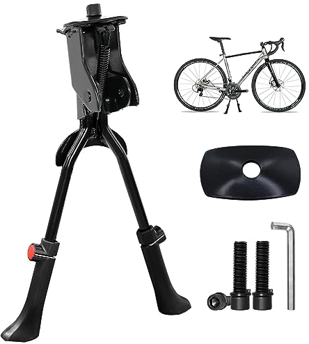 ZHIYUQL Fahrradständer Doppelständer Hinterbauständer Zweibeinständer 26-29 Zoll Verstellbarer Aluminiumlegierung