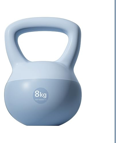 Fitness Hanteln Soft Kettlebells - Ergonomische Eisen Sand Gepolstert Anti-Schock Hand Gewichte, Krafttraining Kettlebells 5kg , 6kg , 8kg Verfügbar, Geeignet Für Verschiedene Ebenen Für Frauen, Männe