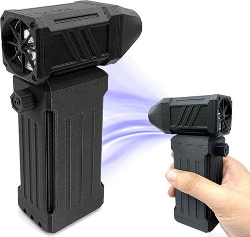 Rusopobe Jet Fan for Car Drying, 110000 RPM Jet Fan Air Blower Small Turbo Fan Blower Gun Cordless Mini Blower Air Duster for Cooling, Cleaning