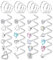 Chriscoco 36Pcs 18G 20G Nasenpiercing Chirurgenstahl Nasenpiercing Ring Nostril Piercing Zirconia Opal Nasenringe Silber Nasenstecker Nasenpiercing Stecker Schmuck für Damen Herren