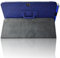 INSOLKIDON Compatible avec Coque Samsung Galaxy Tab 2 10.1 inch Tablet (GT-P5100/P5110/P5113) Étui de Protection Pliable Housse Cuir Case avec Fonction Sommeil/Réveil Automatique (Bleu foncé Cas)